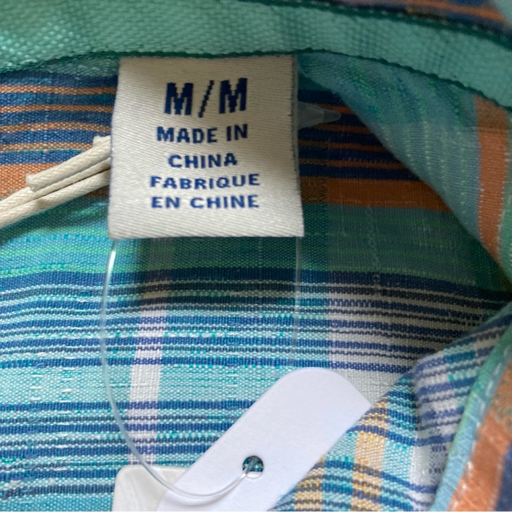 Tommy Bahama mens short sleeve shirt cabana daiquiri 55% silk 45% linen - Picture 13 of 14